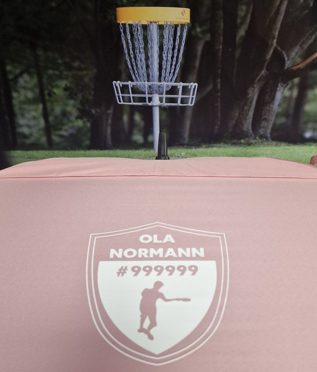 PARAPLY SQUARE MED EGET NAVN 4 SIDER